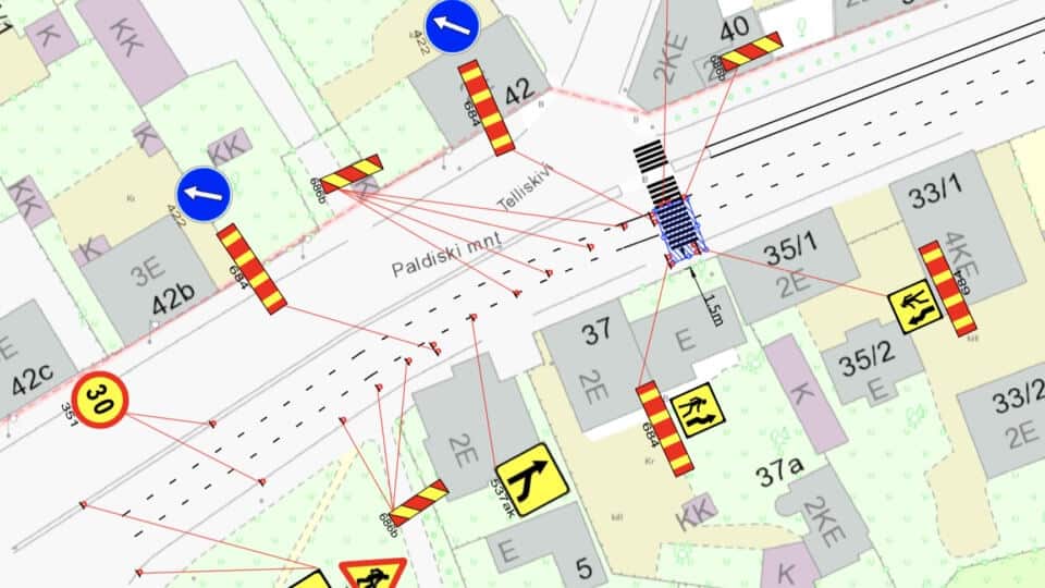 Temporary traffic management plan