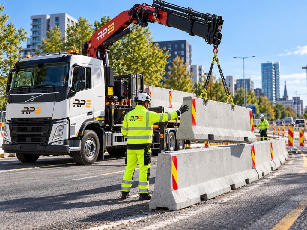 Crash barriers and concrete barriers – Temporary fencing | RPE