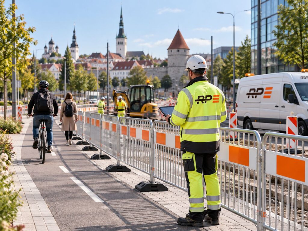 Pedestrian barriers – Temporary fencing | RPE