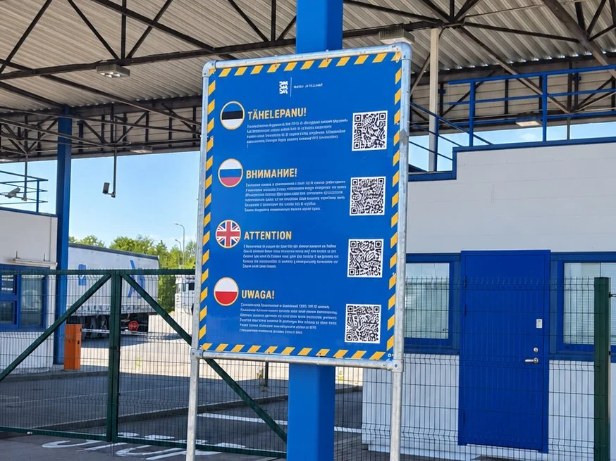 Information boards, signs and stickers